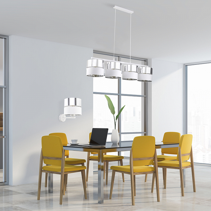 Люстра TK Lighting 4177 Hilton Silver