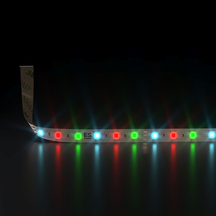 Светодиодная лента Elektrostandard Лента светодиодная 12V 14,4W 60Led 5050 IP20 RGB, 5м