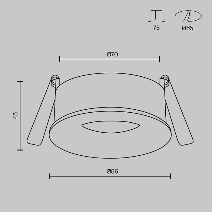 Technical DL027-GU10-B