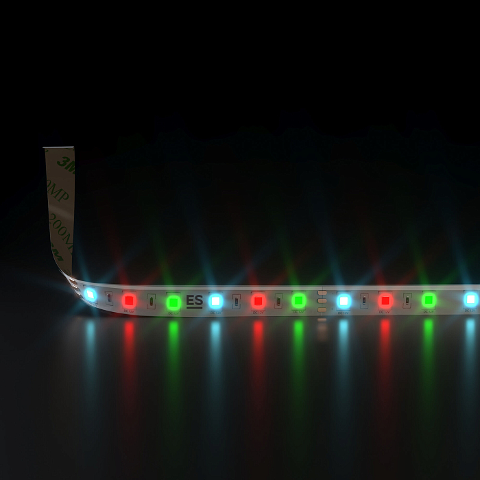 Светодиодная лента Elektrostandard Лента светодиодная 12V 14,4W 60Led 5050 IP65 RGB, 5м