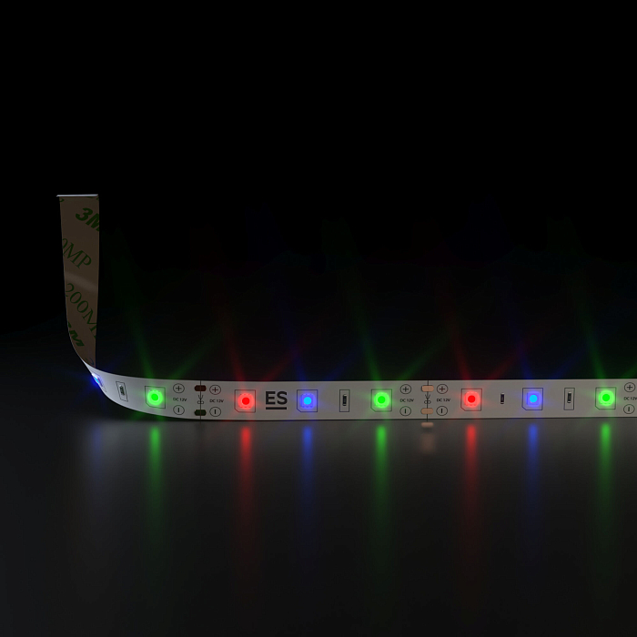 Светодиодная лента Elektrostandard Лента светодиодная 12V 4,8W 60Led 2835 IP20 RGB, 5м