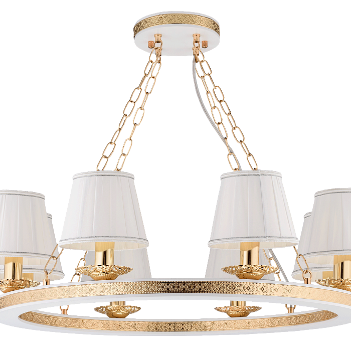 Люстра Sfera Sveta 85649/8A WHITE+GOLD