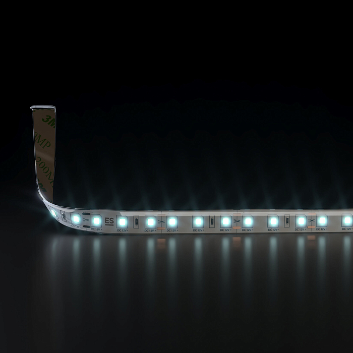 Светодиодная лента Elektrostandard Лента светодиодная 12V 14,4W 60Led 5050 IP65 холодный белый, 5м